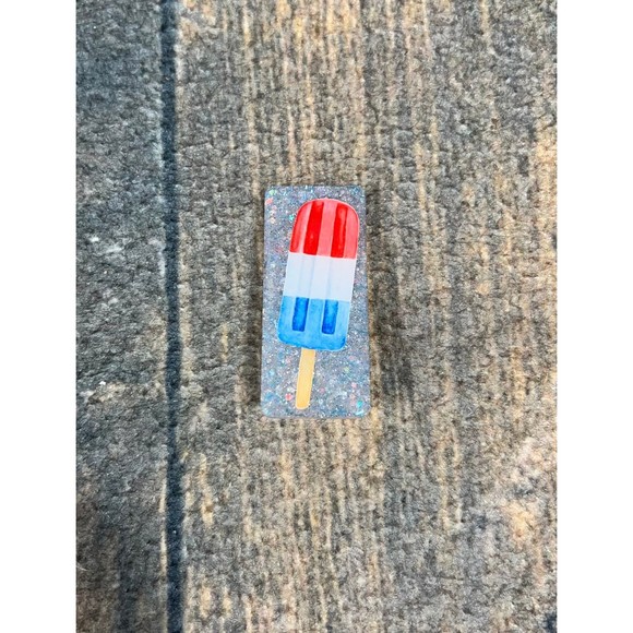 Beau Charming Handmade Girls Bomb Pop Popsicle Hair Clip! - Picture 1 of 3